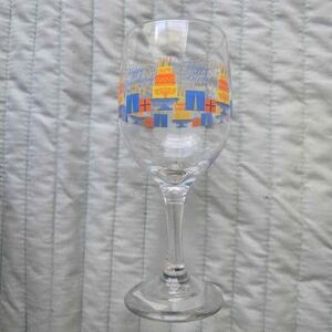 Happy birthday wine glass in gift box